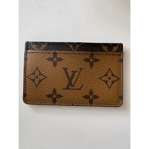 Louis Vuitton Reverse Monogram Card Holder Wallet – Excellent Condition - Picture 3 of 3